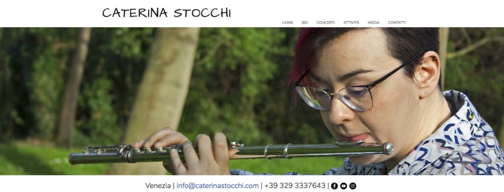 Immagine della home page come presentazione del nuovo sito